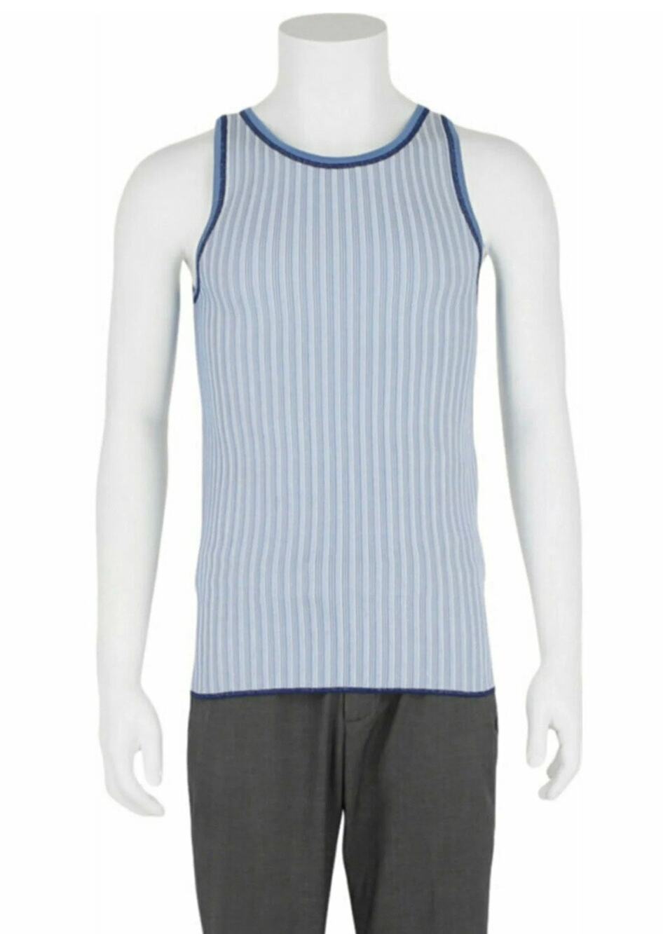 Salvatore Ferragamo Striped Tank Top w/Tags Size Large NWT